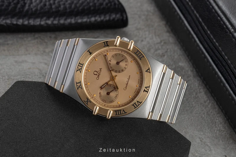 Omega Constellation steel / gold quartz men's watch 396.1070 396.1080 [2602882]