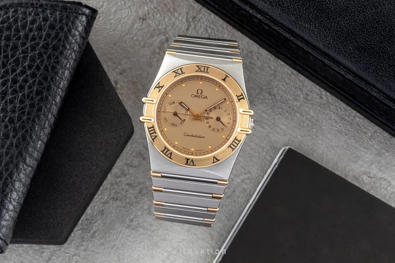 Omega Constellation steel / gold quartz men's watch 396.1070 396.1080 [2602882]
