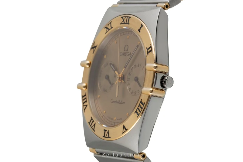 Omega Constellation steel / gold quartz men's watch 396.1070 396.1080 [2602882]