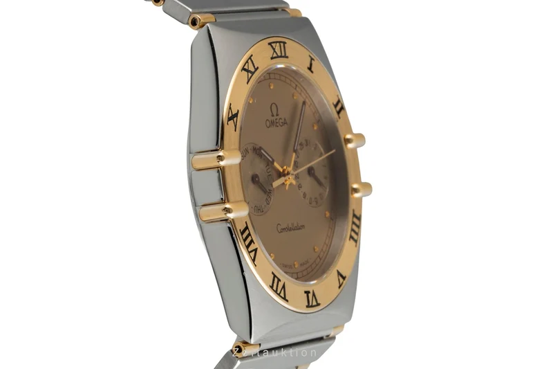 Omega Constellation steel / gold quartz men's watch 396.1070 396.1080 [2602882]