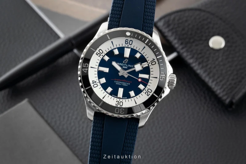 Breitling Superocean steel automatic men's watch A17376 LP: 5550EUR [2603535]