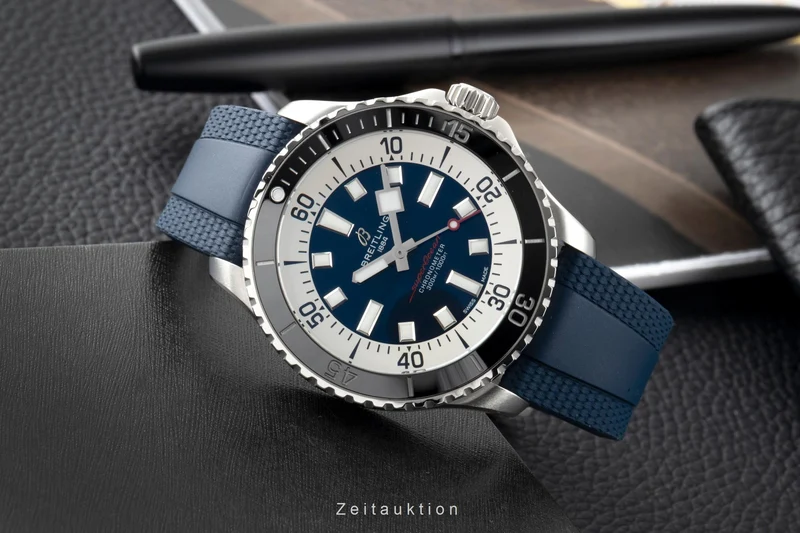 Breitling Superocean steel automatic men's watch A17376 LP: 5550EUR [2603535]
