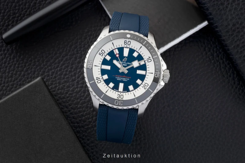 Breitling Superocean steel automatic men's watch A17376 LP: 5550EUR [2603535]