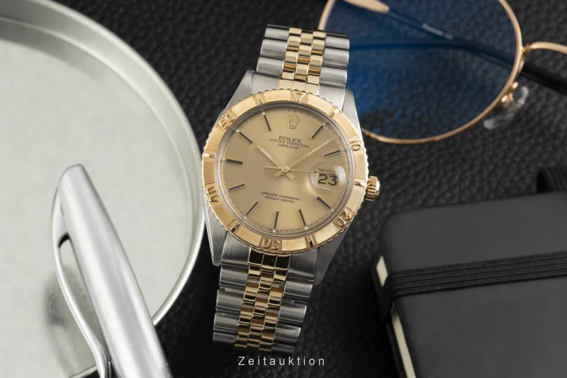 Rolex Datejust steel / gold automatic men's watch 1625 Vintage [2603035]