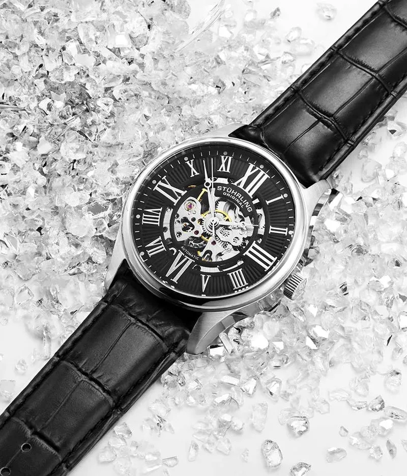 Stührling Atrium 3942 & 3942M Automatic 42mm Skeleton