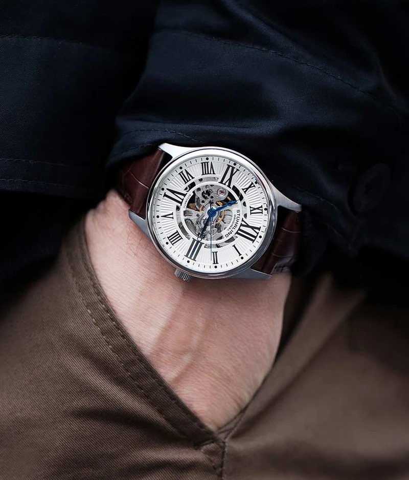 Stührling Atrium 3942 & 3942M Automatic 42mm Skeleton
