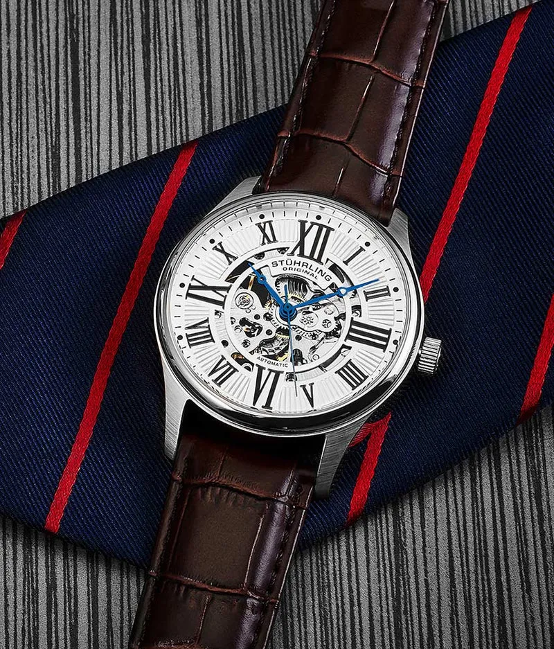 Stührling Atrium 3942 & 3942M Automatic 42mm Skeleton
