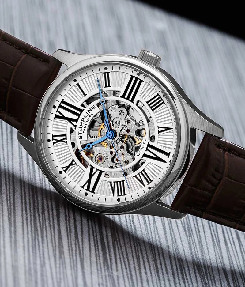 Stührling Atrium 3942 & 3942M Automatic 42mm Skeleton