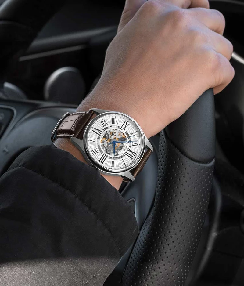 Stührling Atrium 3942 & 3942M Automatic 42mm Skeleton