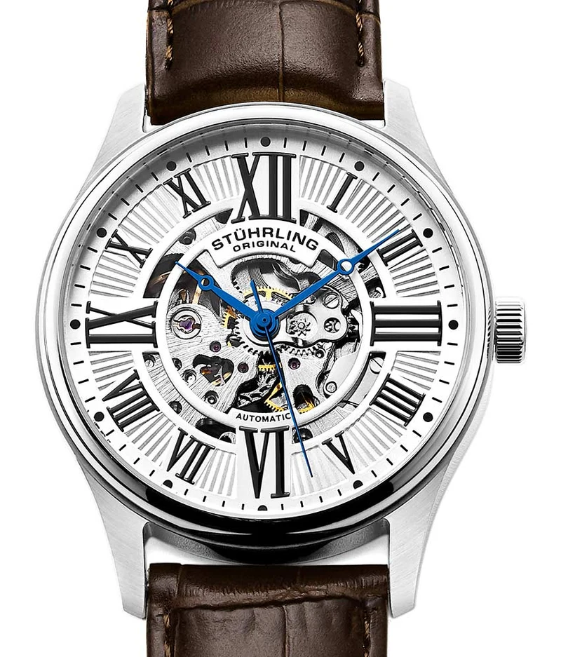 Stührling Atrium 3942 & 3942M Automatic 42mm Skeleton