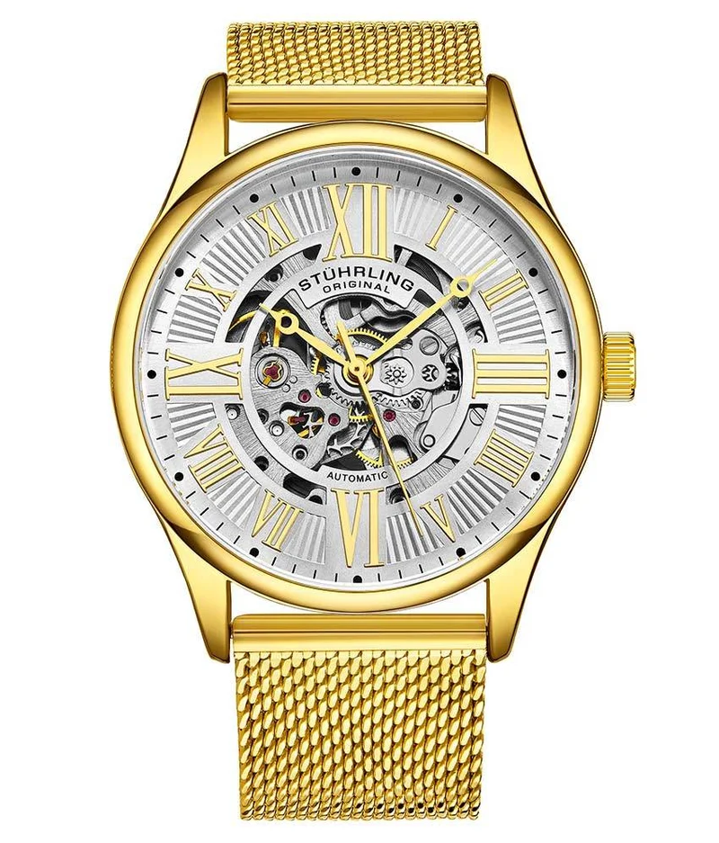 Stührling Atrium 3942 & 3942M Automatic 42mm Skeleton