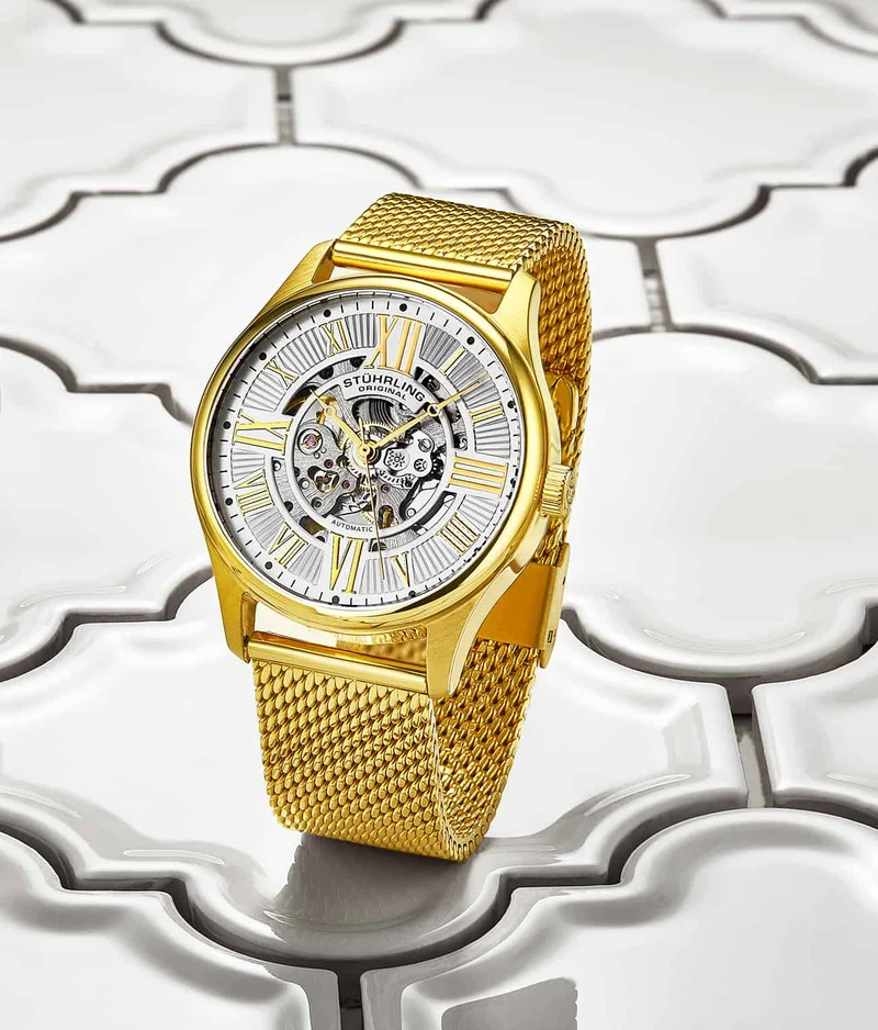 Stührling Atrium 3942 & 3942M Automatic 42mm Skeleton