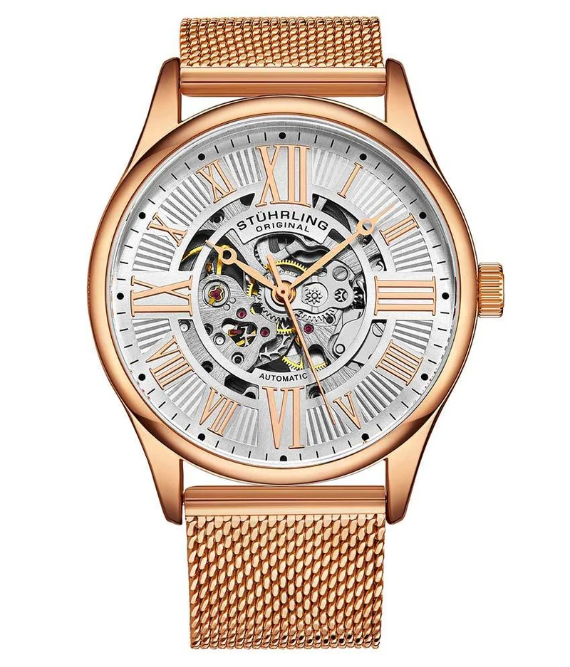Stührling Atrium 3942 & 3942M Automatic 42mm Skeleton