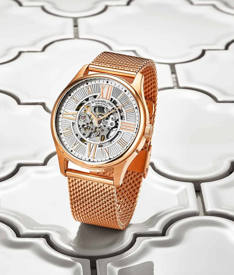 Stührling Atrium 3942 & 3942M Automatic 42mm Skeleton