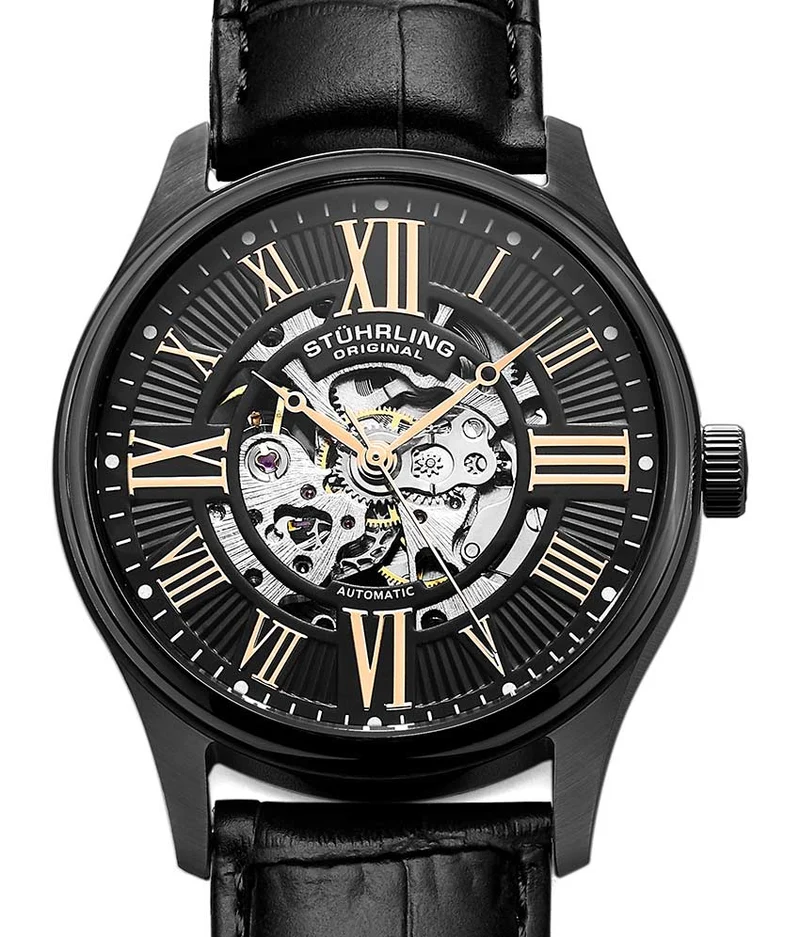 Stührling Atrium 3942 & 3942M Automatic 42mm Skeleton