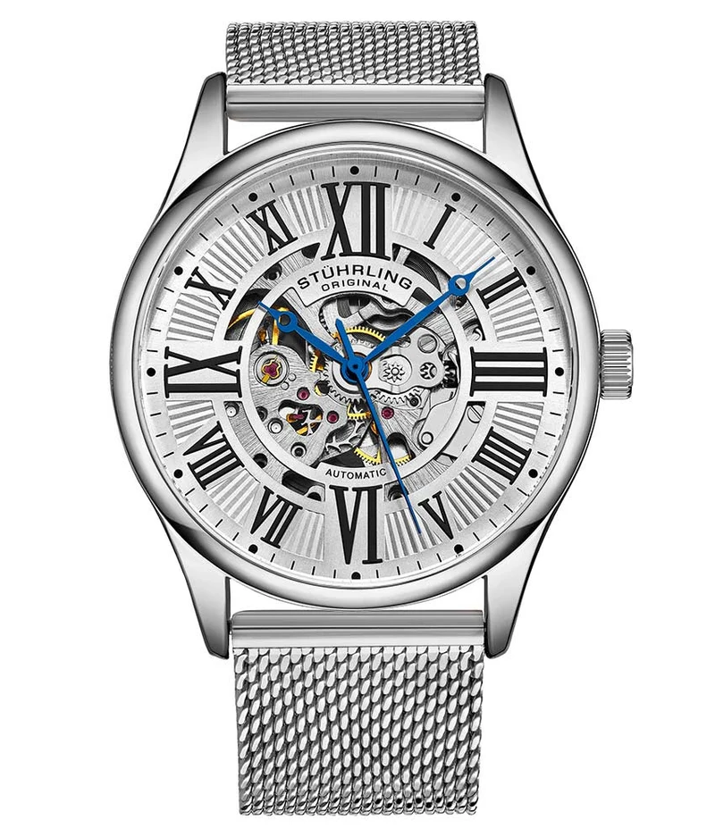 Stührling Atrium 3942 & 3942M Automatic 42mm Skeleton