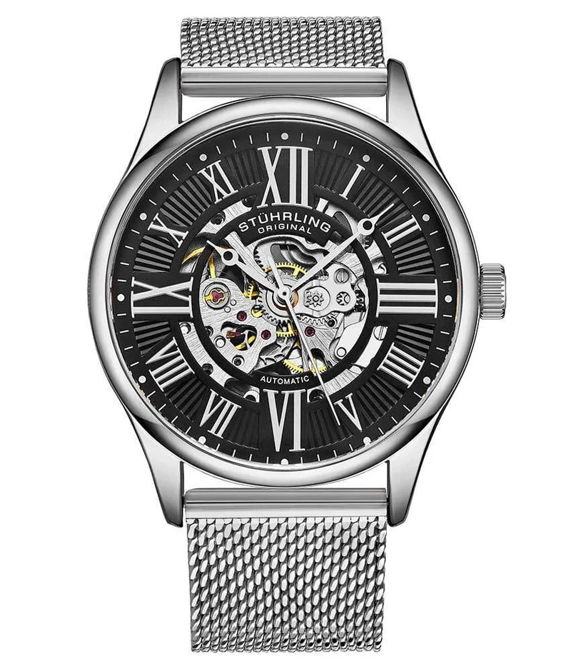 Stührling Atrium 3942 & 3942M Automatic 42mm Skeleton