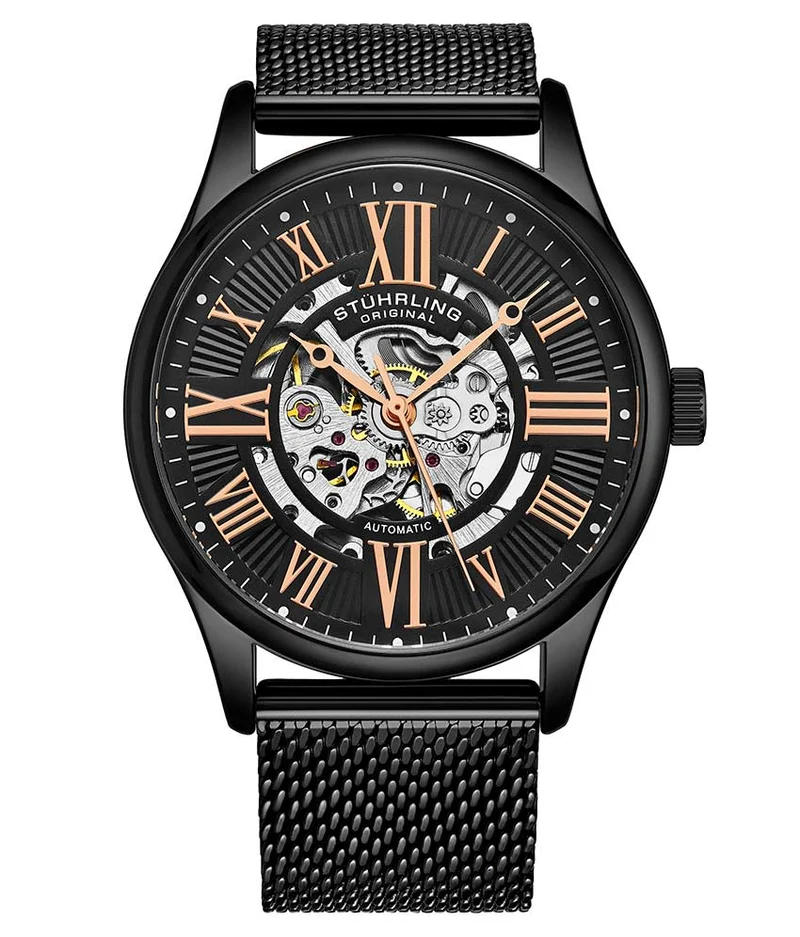Stührling Atrium 3942 & 3942M Automatic 42mm Skeleton