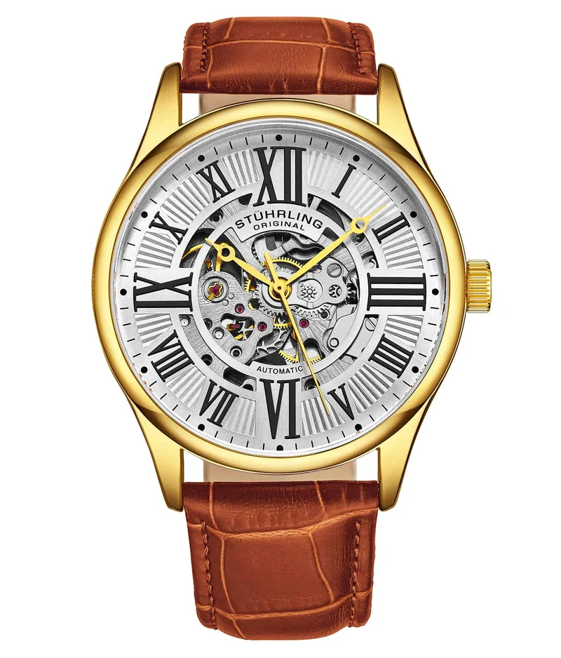 Stührling Atrium 3942 & 3942M Automatic 42mm Skeleton