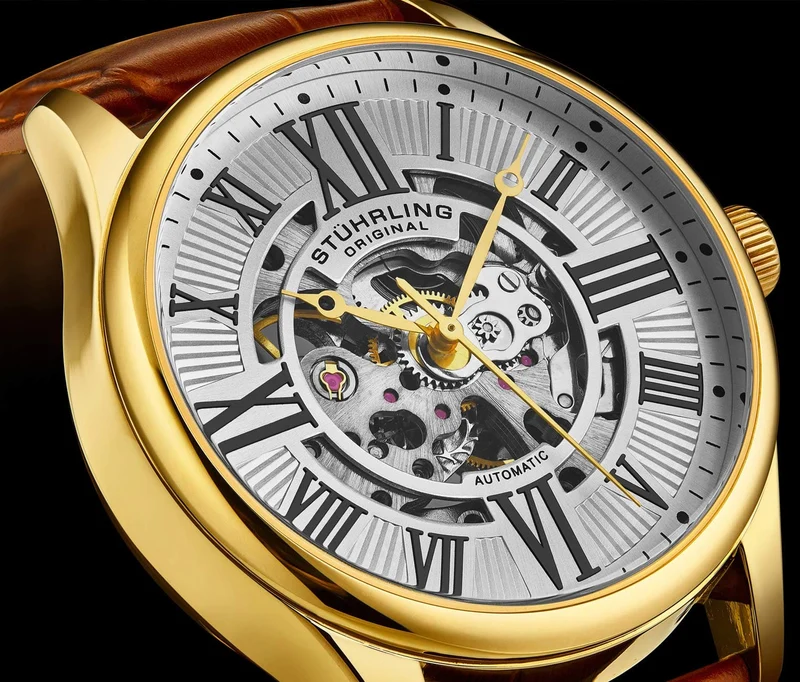 Stührling Atrium 3942 & 3942M Automatic 42mm Skeleton