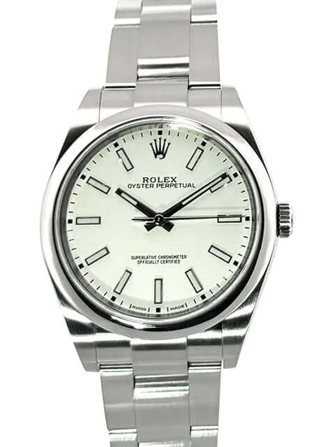 Rolex Oyster Perpetual 39 Ref. 114300 Weiß