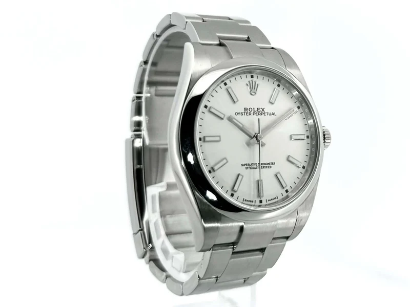 Rolex Oyster Perpetual 39 Ref. 114300 Weiß