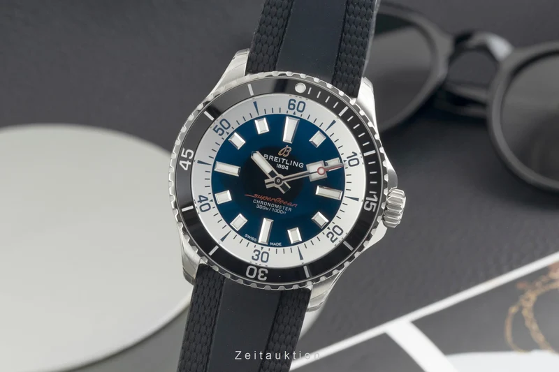 Breitling Superocean steel automatic men's watch A17375211B1S1 LP: 5550EUR [2603702]