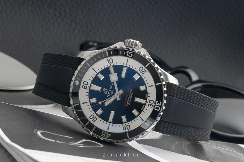 Breitling Superocean steel automatic men's watch A17375211B1S1 LP: 5550EUR [2603702]