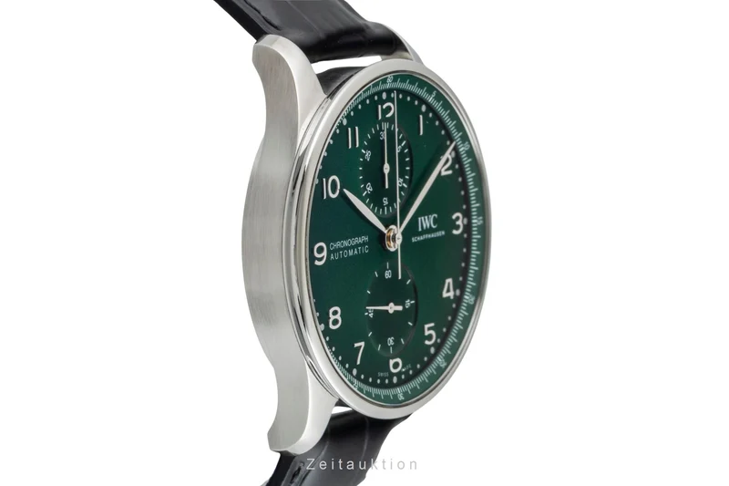 IWC Portugieser chronograph steel automatic men's watch IW371615 LP: 9100EUR [2603565]