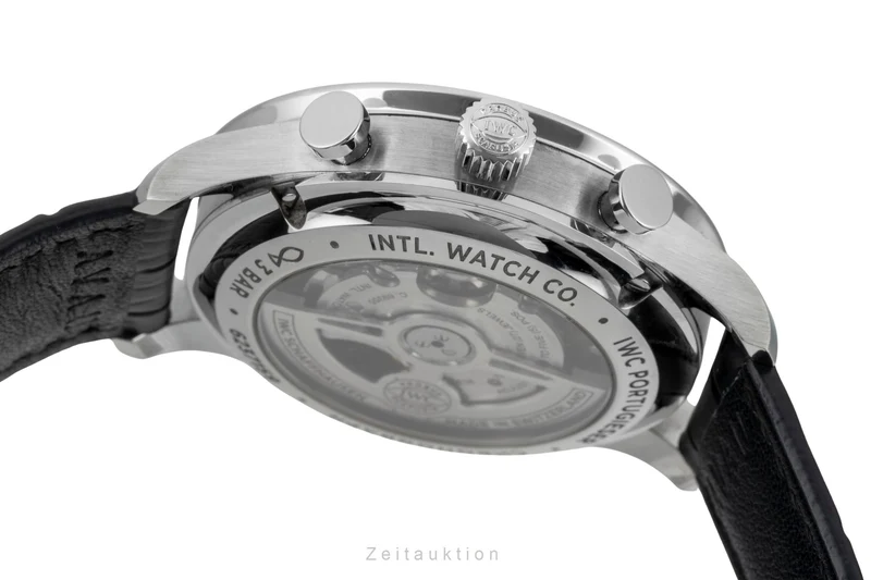 IWC Portugieser chronograph steel automatic men's watch IW371615 LP: 9100EUR [2603565]