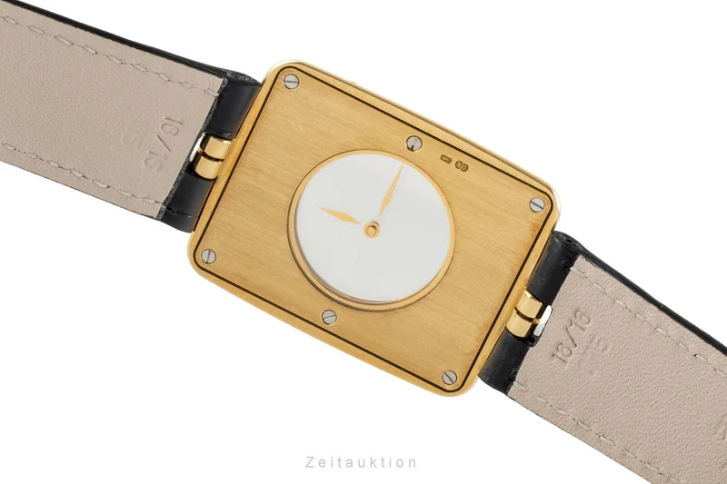 Omega La Magique 18 ct gold quartz men's watch 191.8523 Vintage [2601823]