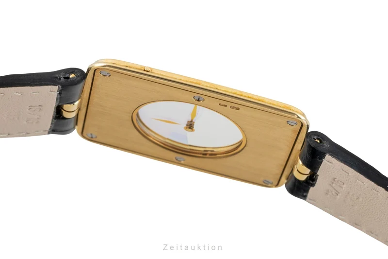 Omega La Magique 18 ct gold quartz men's watch 191.8523 Vintage [2601823]