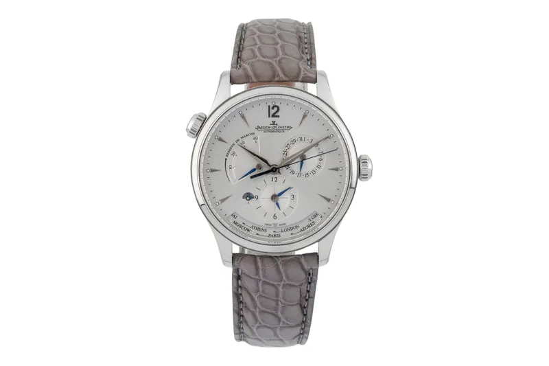 Jaeger LeCoultre Master Geographic steel automatic men's watch Q1428421, 176.8.29.S [2603361]