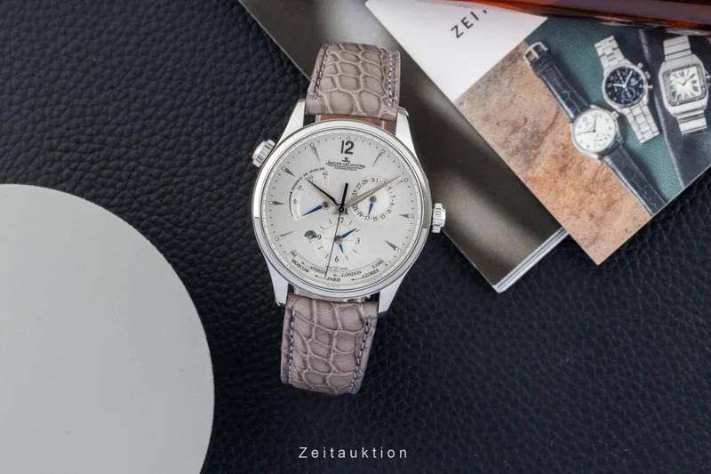 Jaeger LeCoultre Master Geographic steel automatic men's watch Q1428421, 176.8.29.S [2603361]
