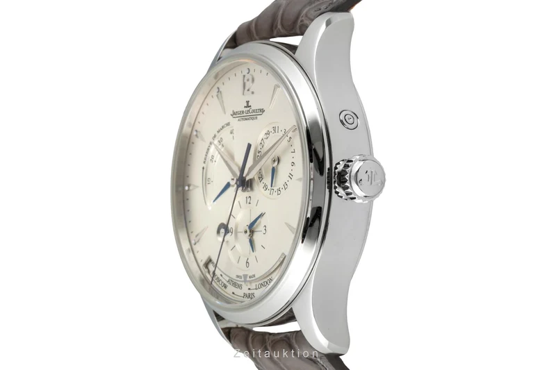 Jaeger LeCoultre Master Geographic steel automatic men's watch Q1428421, 176.8.29.S [2603361]