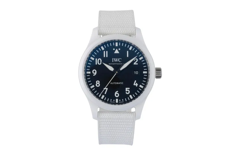 IWC Pilot ceramic automatic men's watch IW328104 LP: 9000EUR [2603448]