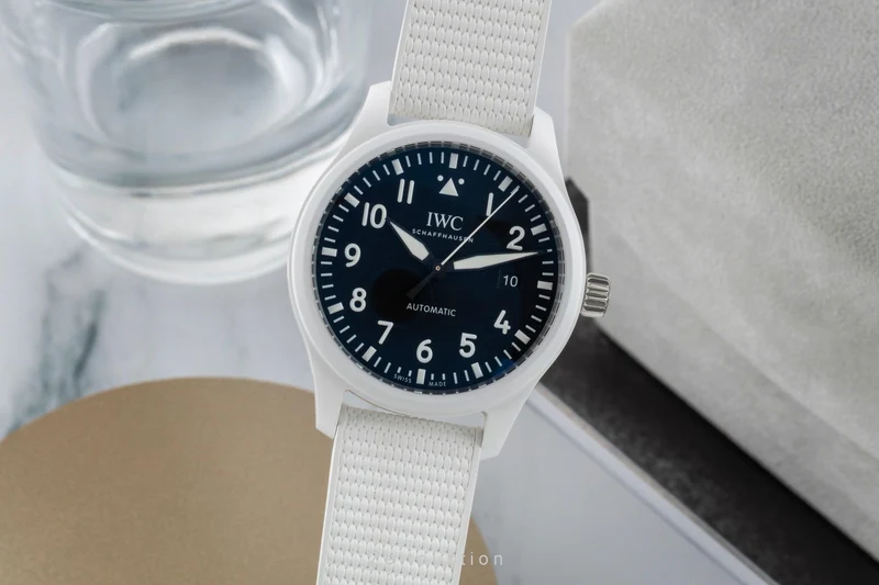 IWC Pilot ceramic automatic men's watch IW328104 LP: 9000EUR [2603448]