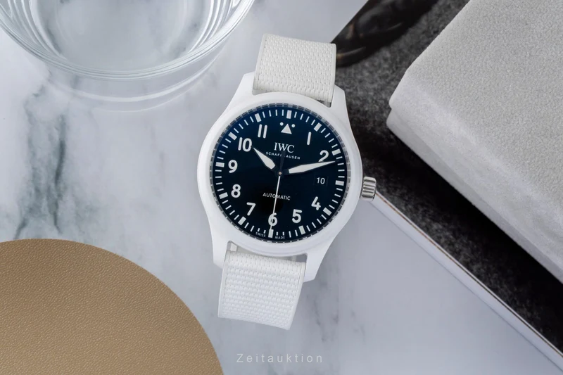IWC Pilot ceramic automatic men's watch IW328104 LP: 9000EUR [2603448]