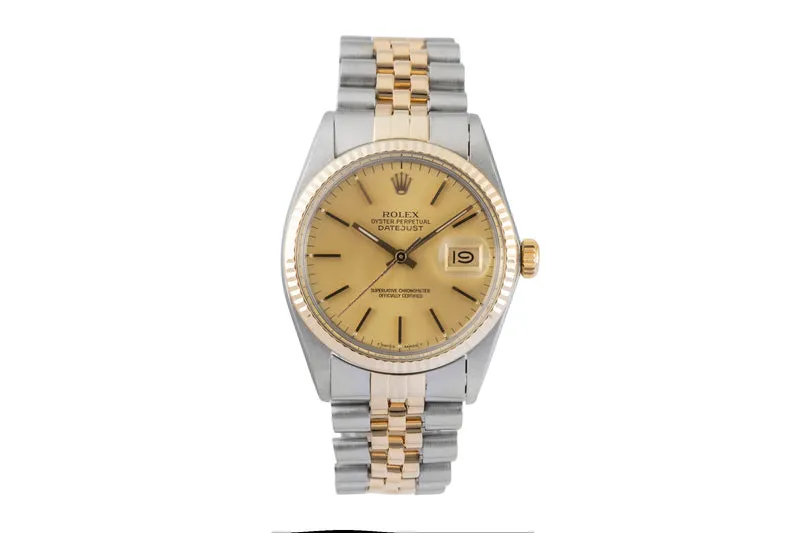Rolex Datejust steel / gold automatic men's watch 16013 Vintage [2603100]