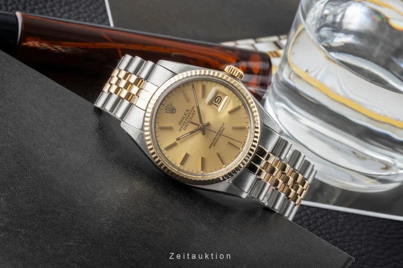 Rolex Datejust steel / gold automatic men's watch 16013 Vintage [2603100]