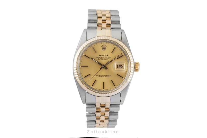 Rolex Datejust steel / gold automatic men's watch 16013 Vintage [2603100]