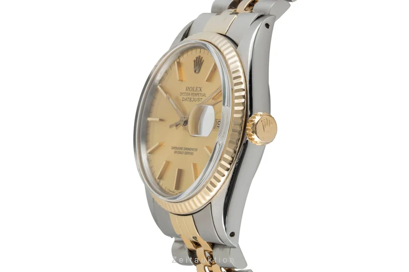 Rolex Datejust steel / gold automatic men's watch 16013 Vintage [2603100]