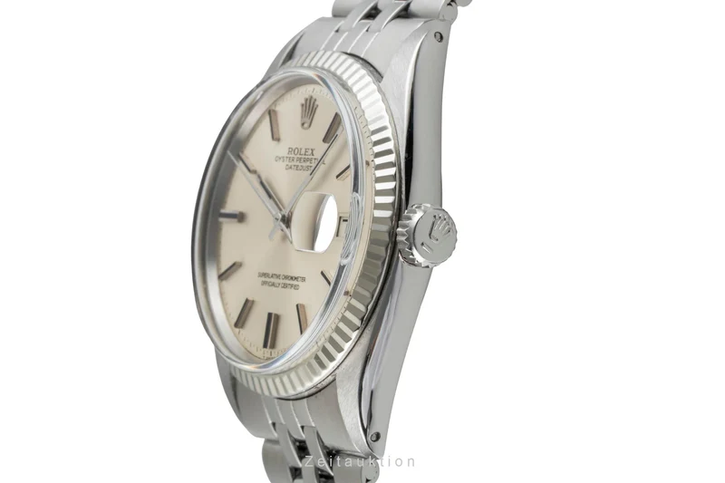 Rolex Datejust steel / white gold automatic men's watch 1601 Vintage [2603103]