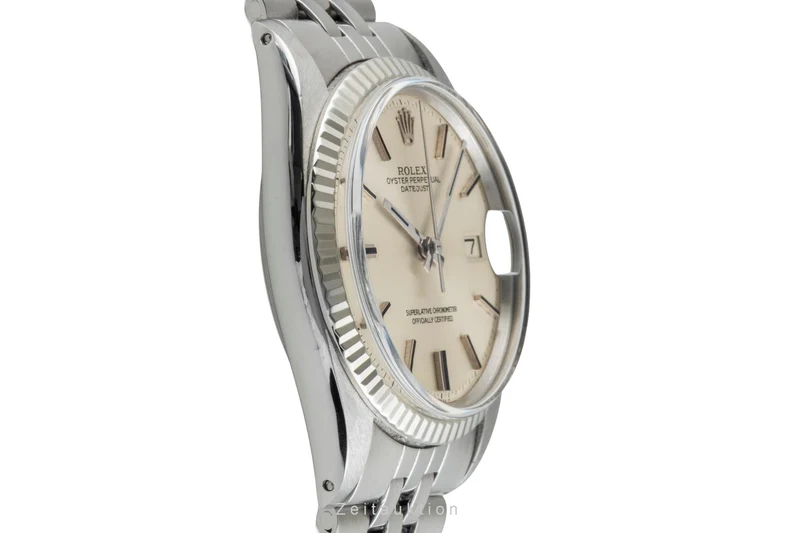 Rolex Datejust steel / white gold automatic men's watch 1601 Vintage [2603103]