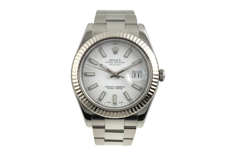 Rolex Datejust steel / gold automatic men's watch 116334 [2603384]