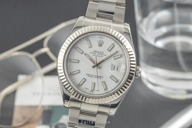 Rolex Datejust steel / gold automatic men's watch 116334 [2603384]