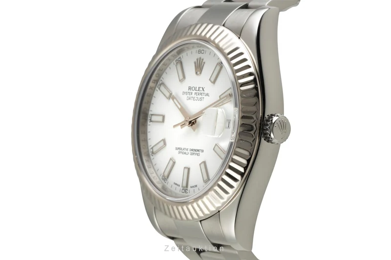 Rolex Datejust steel / gold automatic men's watch 116334 [2603384]