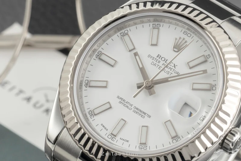 Rolex Datejust steel / gold automatic men's watch 116334 [2603384]