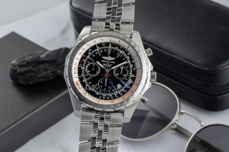 Breitling Bentley Motors chronograph steel automatic men's watch A25363 [2602476]