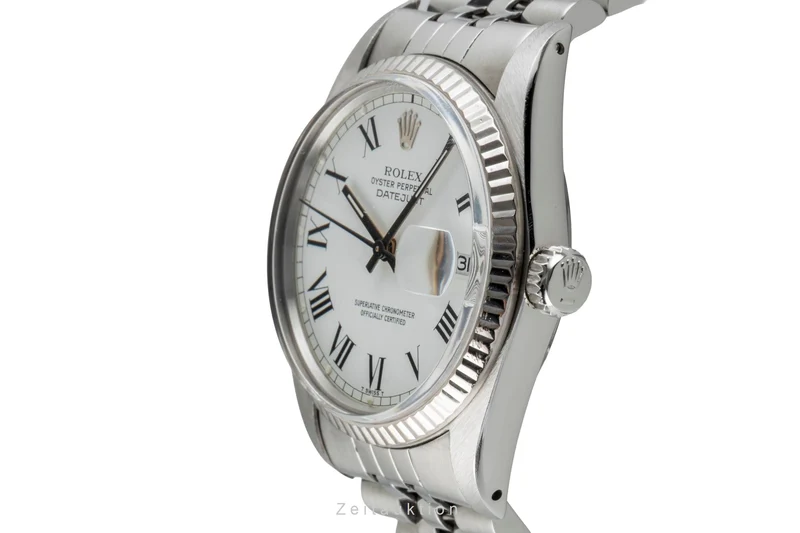 Rolex Datejust steel / white gold automatic men's watch 16014 Vintage [2602899]